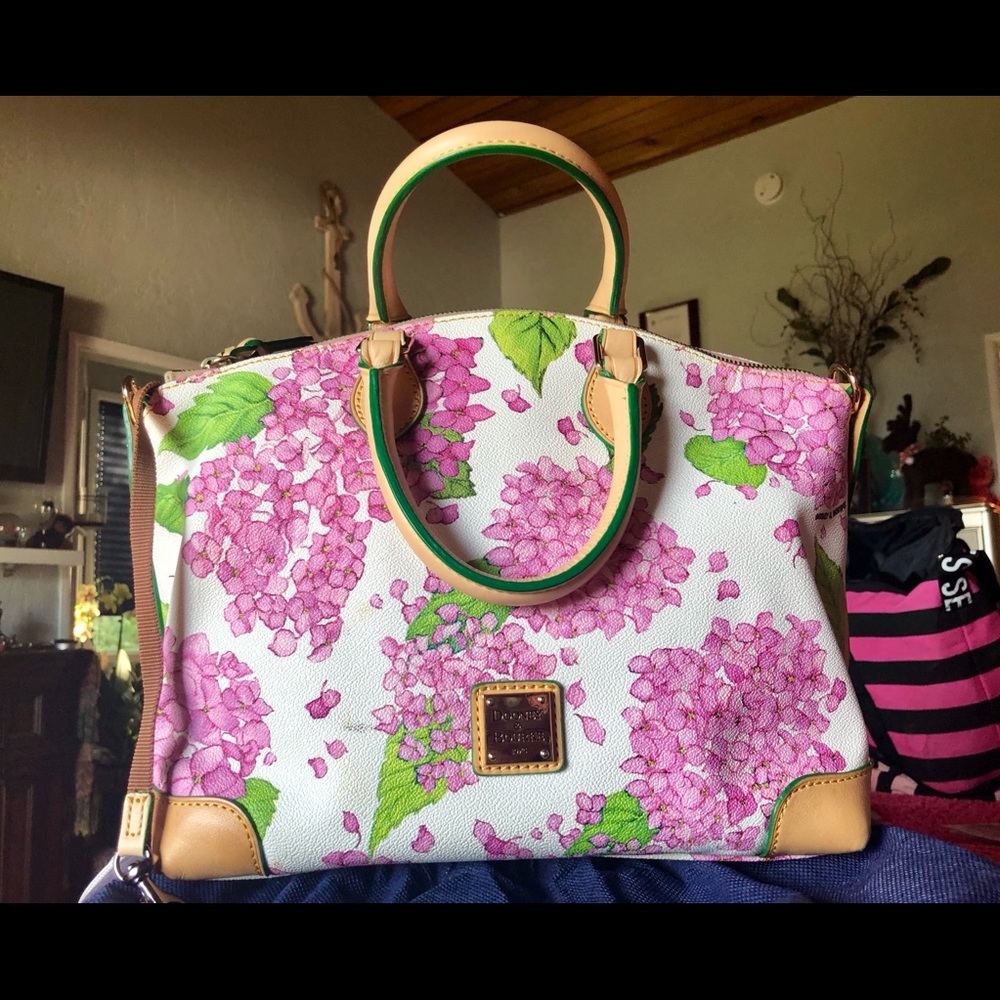 Dooney & Bourke Hydrangea Satchel